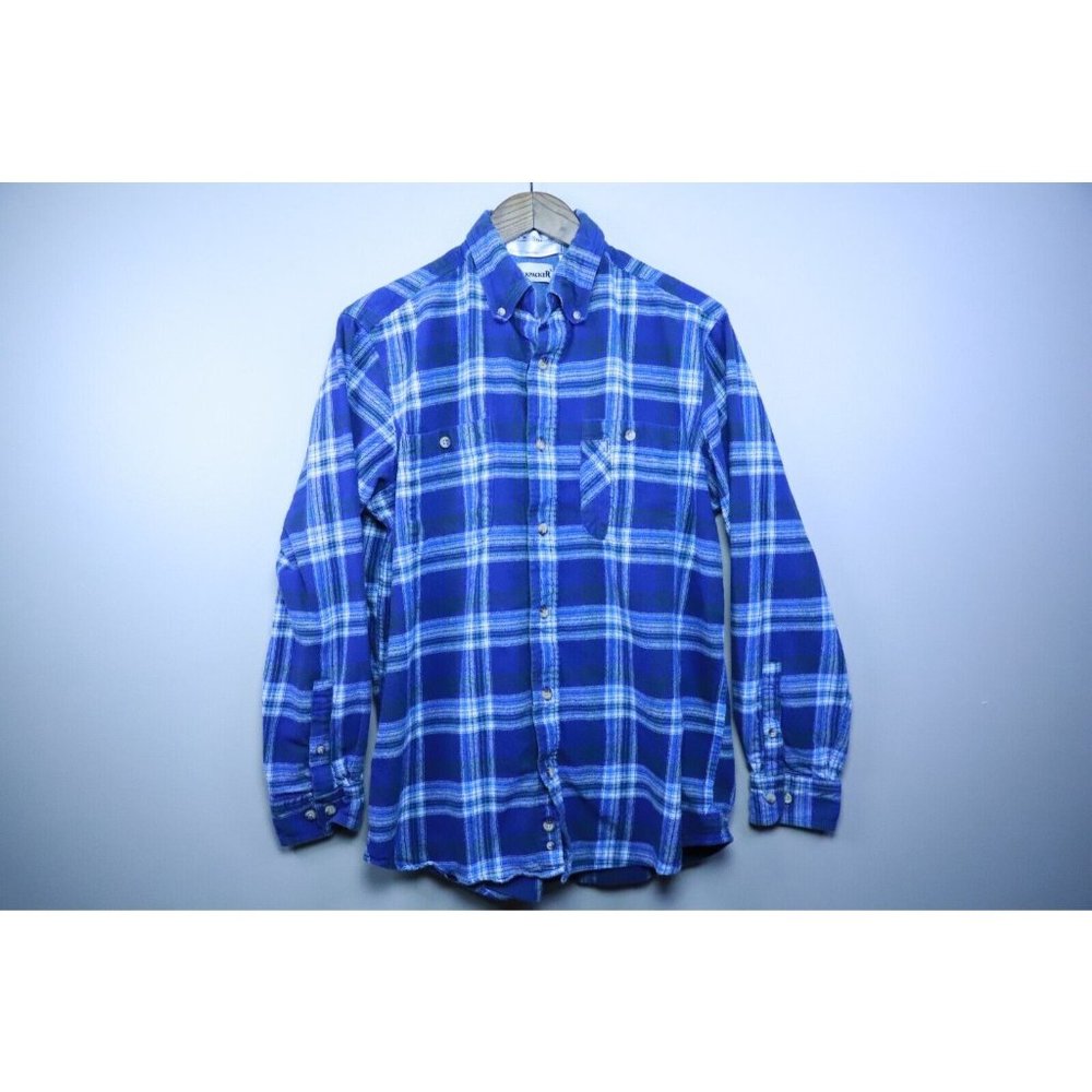 Buck & Buck Shirt Men's Size Large Multi Color Backpacker Button Up Long Sleeve